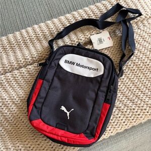 Puma BMW Motorsport Black and Red Bag